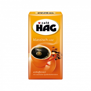 640565 Cafe Hag Klassisch mild, entkoffeiniert, gemahlen, 500g